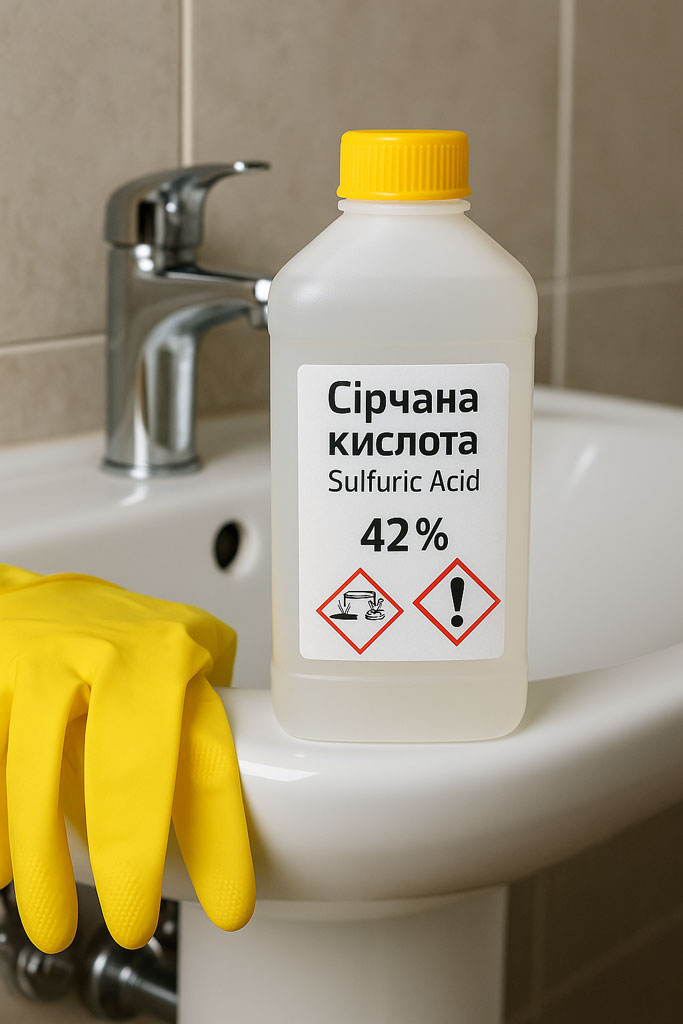 Сірчана кислота в побуті та господарстві – ефективне використання сірчаної кислоти